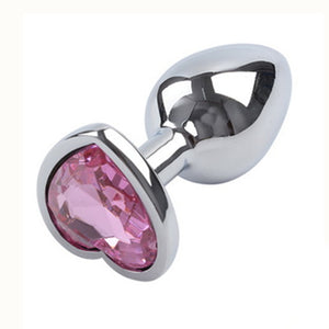 Stainless Steel Crystal Anal Toys Butt Plug Stainless Steel Anal Plug Sex Toys for Women Adult Sex Products Plug Anal Prostate