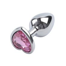 Load image into Gallery viewer, Stainless Steel Crystal Anal Toys Butt Plug Stainless Steel Anal Plug Sex Toys for Women Adult Sex Products Plug Anal Prostate