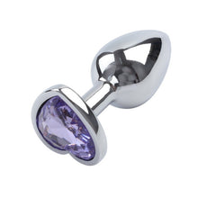 Load image into Gallery viewer, Stainless Steel Crystal Anal Toys Butt Plug Stainless Steel Anal Plug Sex Toys for Women Adult Sex Products Plug Anal Prostate