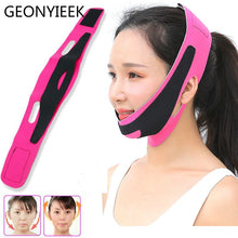 Load image into Gallery viewer, Double Chin Face Bandage Slim Lift Up Anti Wrinkle Mask Strap Band V Face Line Belt Women Slimming Thin Facial Beauty Tool