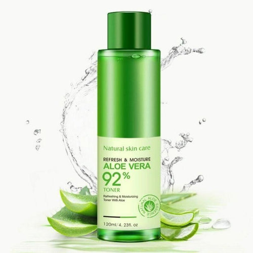 120ml Natural Face Toner Aloe Vera Gel VC Skin Care Hydrating Moisturizing Lighten Pore Toner