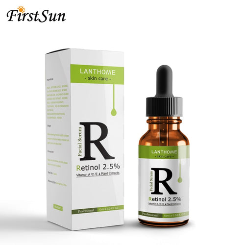 Retinol 2.5% Vitamin C / A Facial  Anti Wrinkle Serum Remove Dark Spots Collagen Serum  Anti Aging Essence Whitening Face Serum
