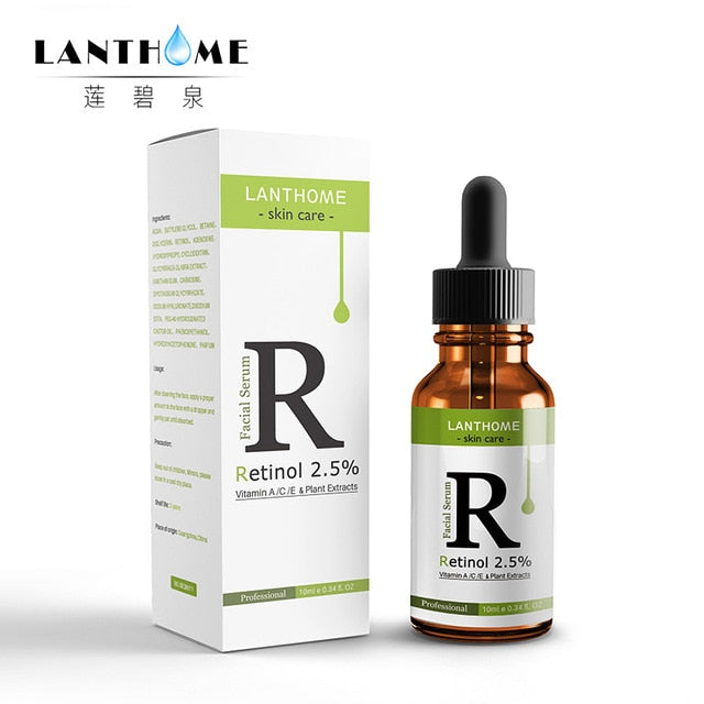 Retinol 2.5% Vitamin C / A Facial  Anti Wrinkle Serum Remove Dark Spots Collagen Serum  Anti Aging Essence Whitening Face Serum
